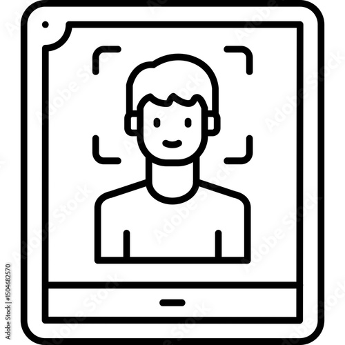 Face scanner Icon