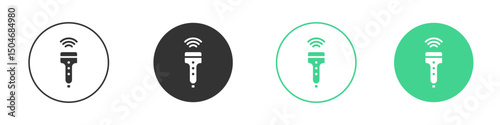 Ultrasound icon Minimal Flat Line Vector Icon Set.