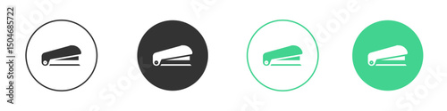 Stapler icon Minimal Flat Line Vector Icon Set.