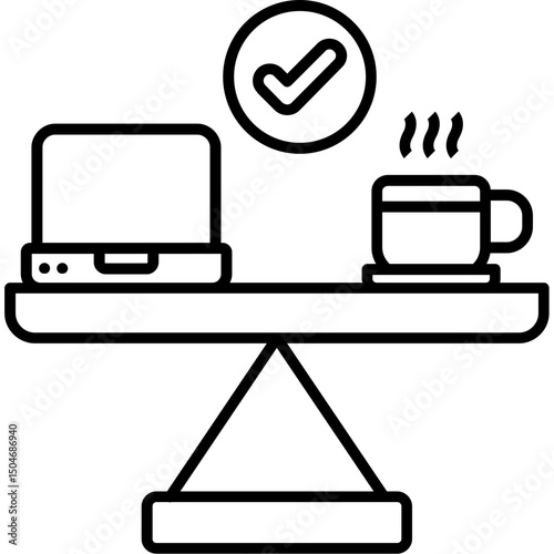 Work life balance Icon
