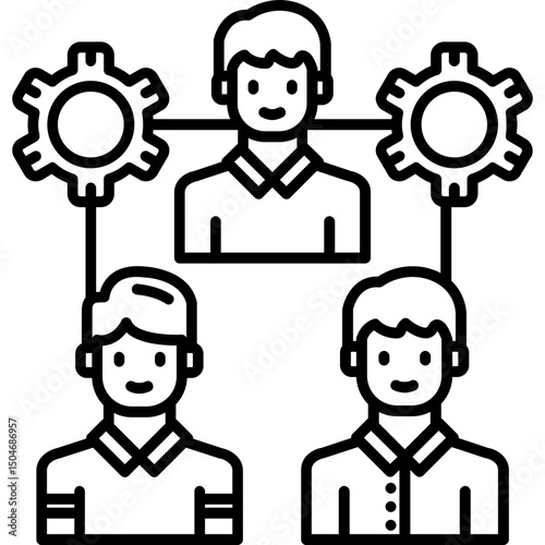 Work delegation Icon