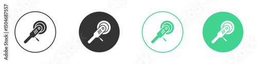 Polisher icon Minimal Flat Line Vector Icon Set.