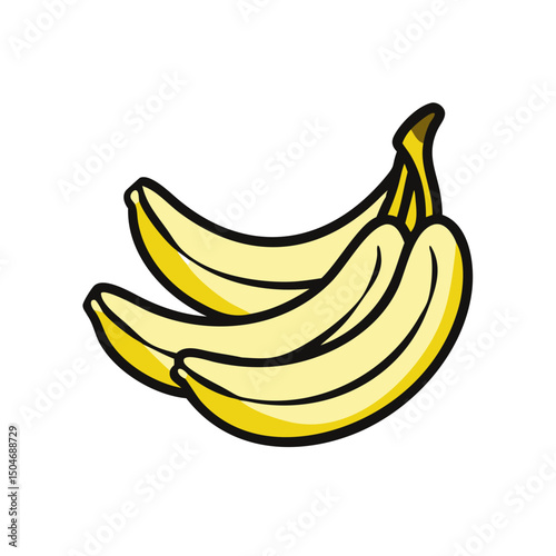 vector illustration of bananas