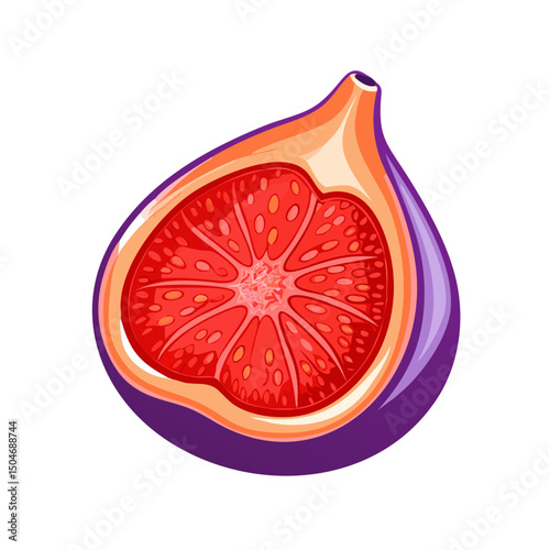 half cutted fig icon