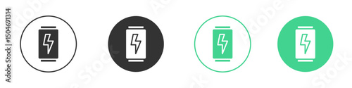Energy drink icon Minimal Flat Line Vector Icon Set.