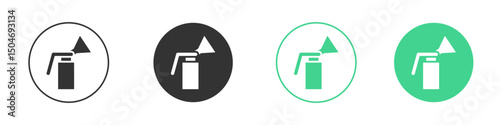 Breast pump icon Minimal Flat Line Vector Icon Set.