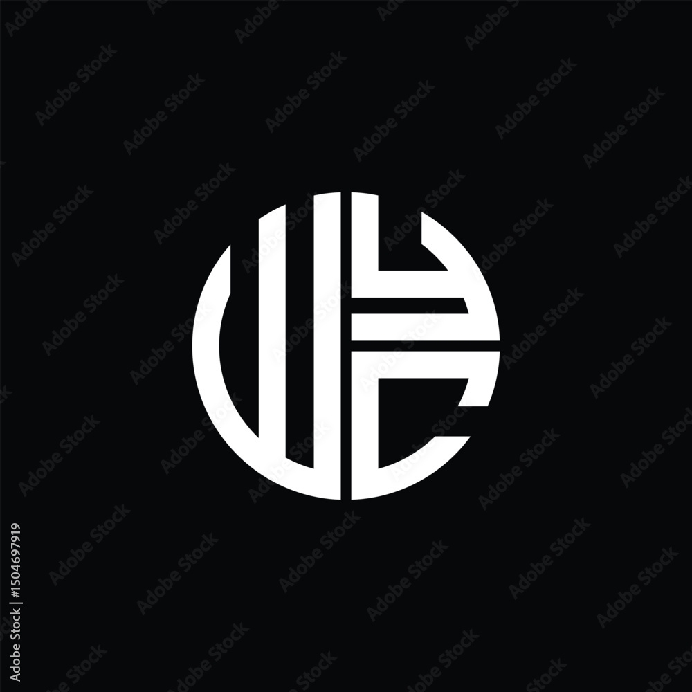 WYC logo WYC icon WYC monogram WYC letter minimalist Circle flat Unique modern abstract logo design. WYC logo WYC icon WYC monogram WYC letter minimalist Circle flat Unique modern abstract logo design.