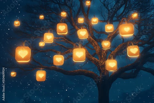 Glowing Heart Lanterns on a Night Tree Feedback as a Valuable Tool for Improvement