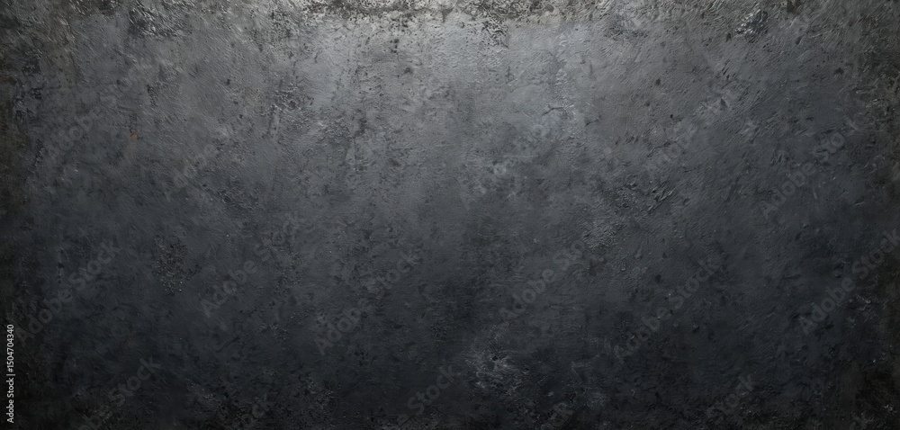 Fototapeta premium Close-up view dark cast iron plate with rough, rusty metal texture. Industrial background. Metallic surface with abstract, grunge style. Perfect for backgrounds, design projects.