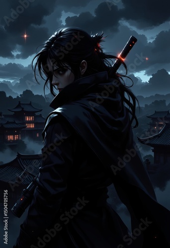 Video Game cover art, artistic look for game concept, action and adventure games.