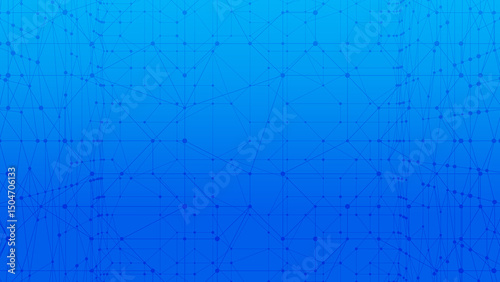 Technology abstract background. Dots connected by lines. Minimalist mesh backdrop. Abstract polygonal shape. Plexus circles.