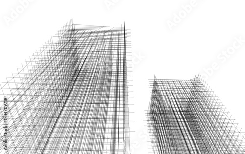 modern office buildings