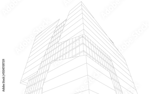 modern office buildings