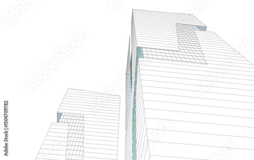 modern office buildings
