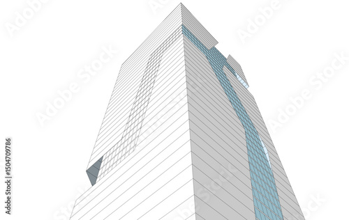 modern office buildings