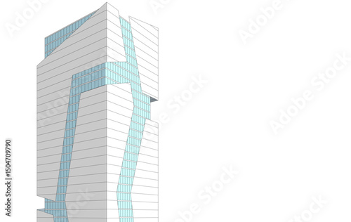 modern office buildings