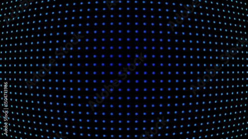 Abstract blue background. Abstract polka dot background. Spherical background. Background with circles. Polka dot. Geometric background. Blue circles. Motion sphere. Motion background.