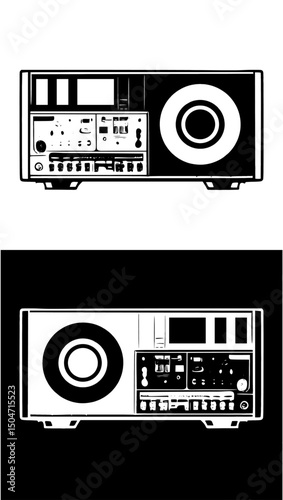 set of retro audio tapes