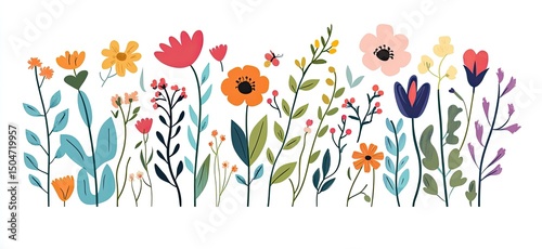 Colorful Floral Meadow
