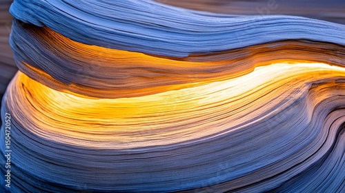 Glowing Layers Abstract Stone Texture Background