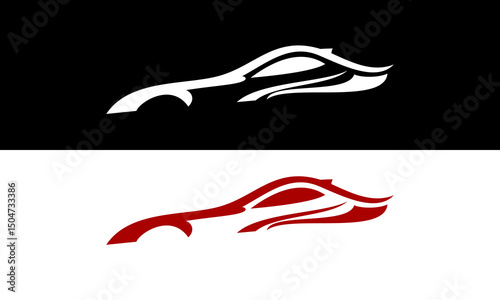 luxury car vector logo