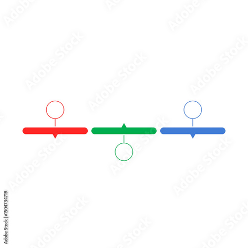 Infographic vector illustration of an abstract background with a lot