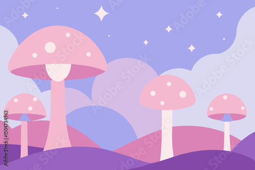 Vector illustration of a seamless autumn weather pattern with clouds, rain, and protection from a blue umbrella
