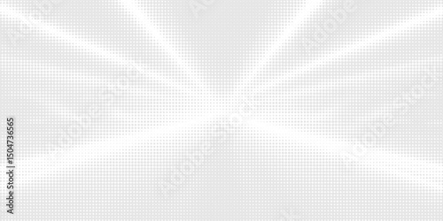 Dotted gradient halftone background. Horizontal seamless dotted pattern in pop art style. Abstract modern stylish texture. Fade gradient black and white half tone background.