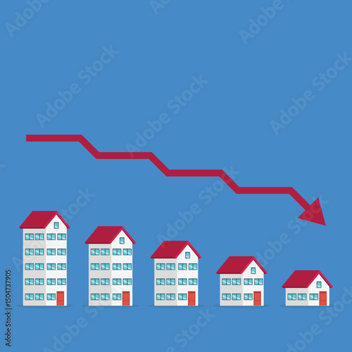 Housing price falling down
