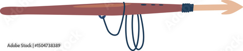Harpoon for fish hunting vector illustration
