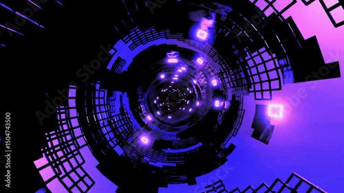 abstract technology background with binary code