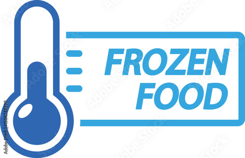 Frozen food storage product badge