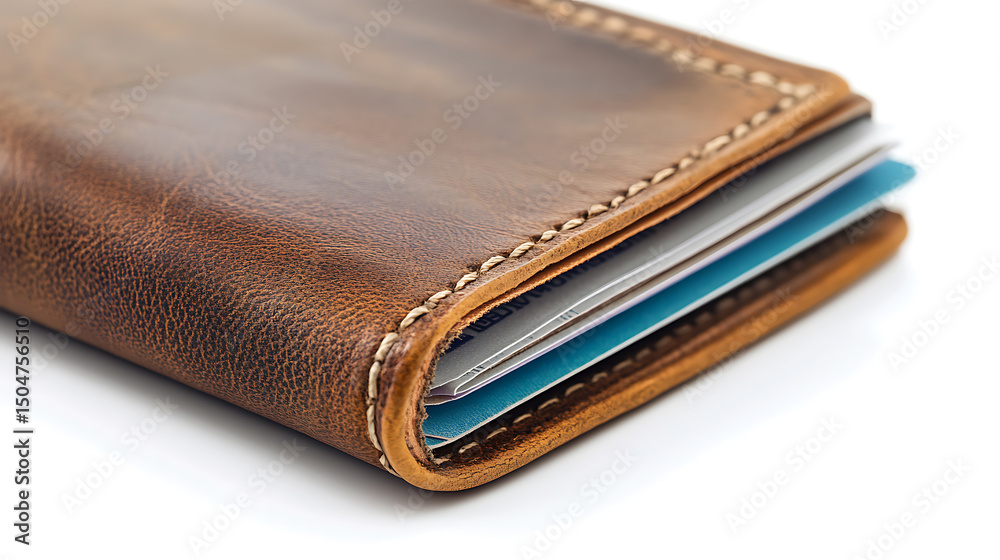 Obraz premium assport with Plane Ticket 