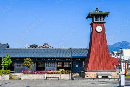 越前おおの結ステーションの時計台 福井県大野市