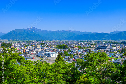 福井県大野市の町並み