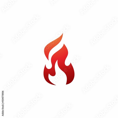 fire vector illustration Simple, elegant vector