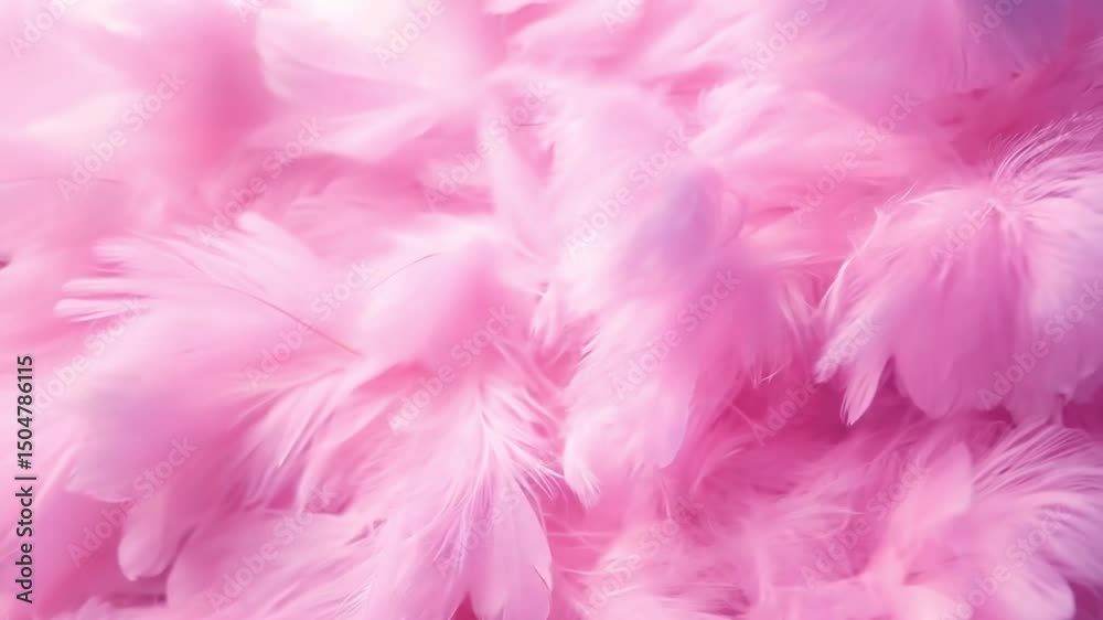 Background from colored feather