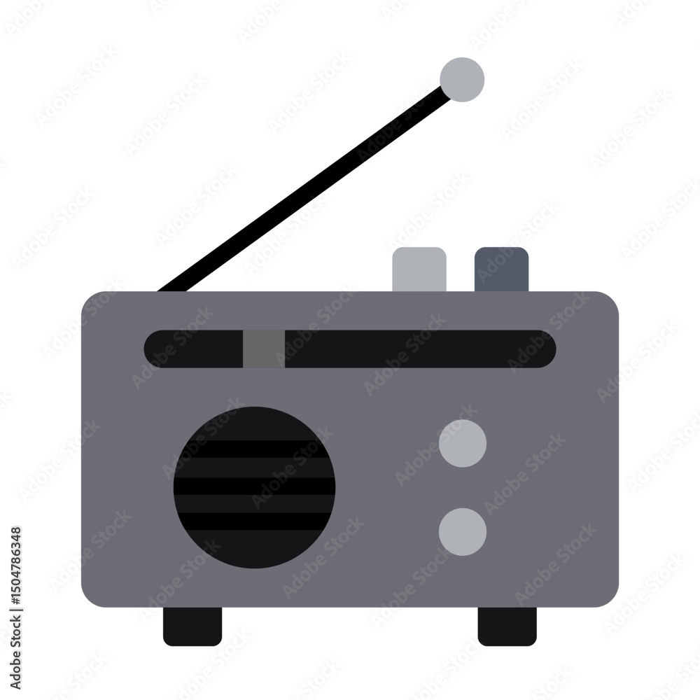 Fototapeta premium radio icon 
