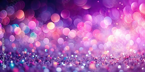 Dreamy Pink Purple Bokeh Macro Abstract Background