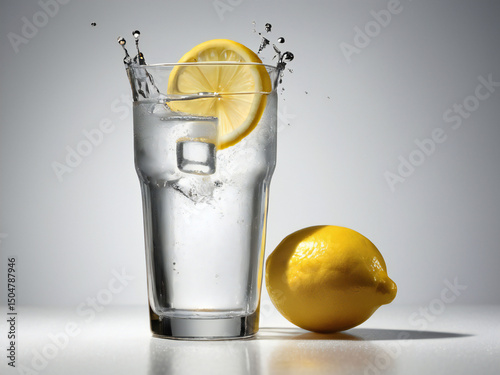 A nicely chilled lemon sour.