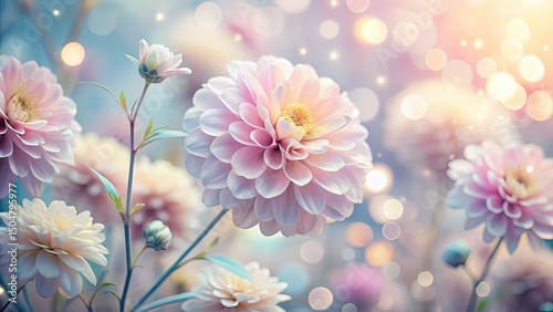 Pastel Floral Patterns, Bokeh Backgrounds, Elegant Textures