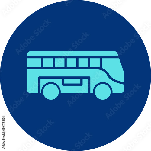 Vector of Car stoppage. Bus stop icon. Tour and travel. Tourism and travelling. Car travel. Travel by car. Road trip. Time to travel, tourism, summer holiday.
