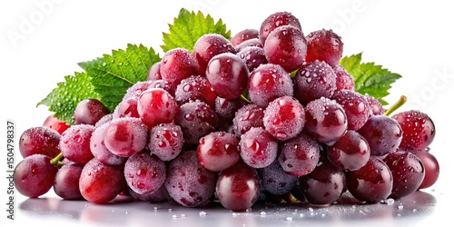 Red Grapes Cluster, Dew Drops, Architectural Photography, Still Life