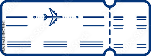 Air ticket. Airplane tickets. Boarding pass tickets template. Plane tickets vector pictogram. Airline boarding pass template. Air ticket icon. Vector illustration
