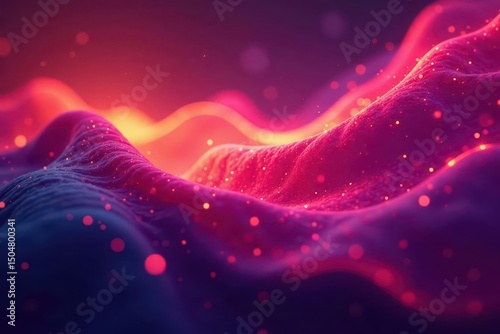 Vibrant gradient heatmap texture, dynamic energy flow, digital, hot, science