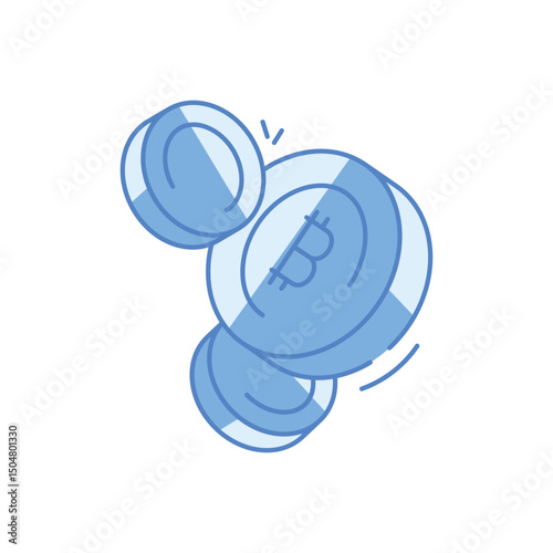 Cryptocurrency Icon vector