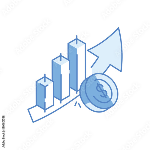 Growth Icon vector
