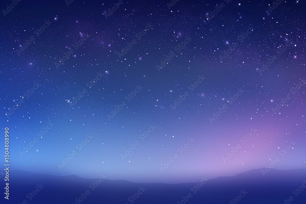 Naklejka premium starry night sky