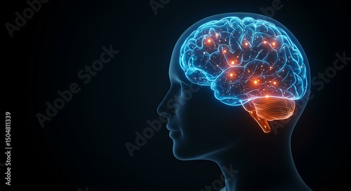 Glowing Digital Human Brain with Neural Sparks