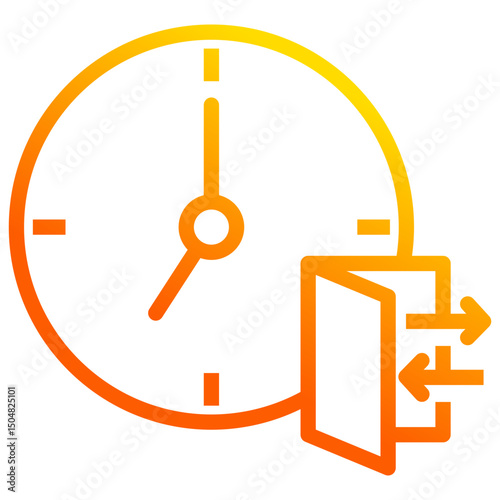 Check-In Check-Out Icon
